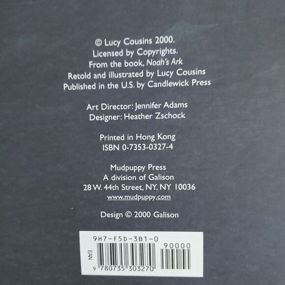 Noah's Ark Scrapbook Memory Memories Keepsake Album Baby Book Kids 11" x 11" - Picture 3 of 11